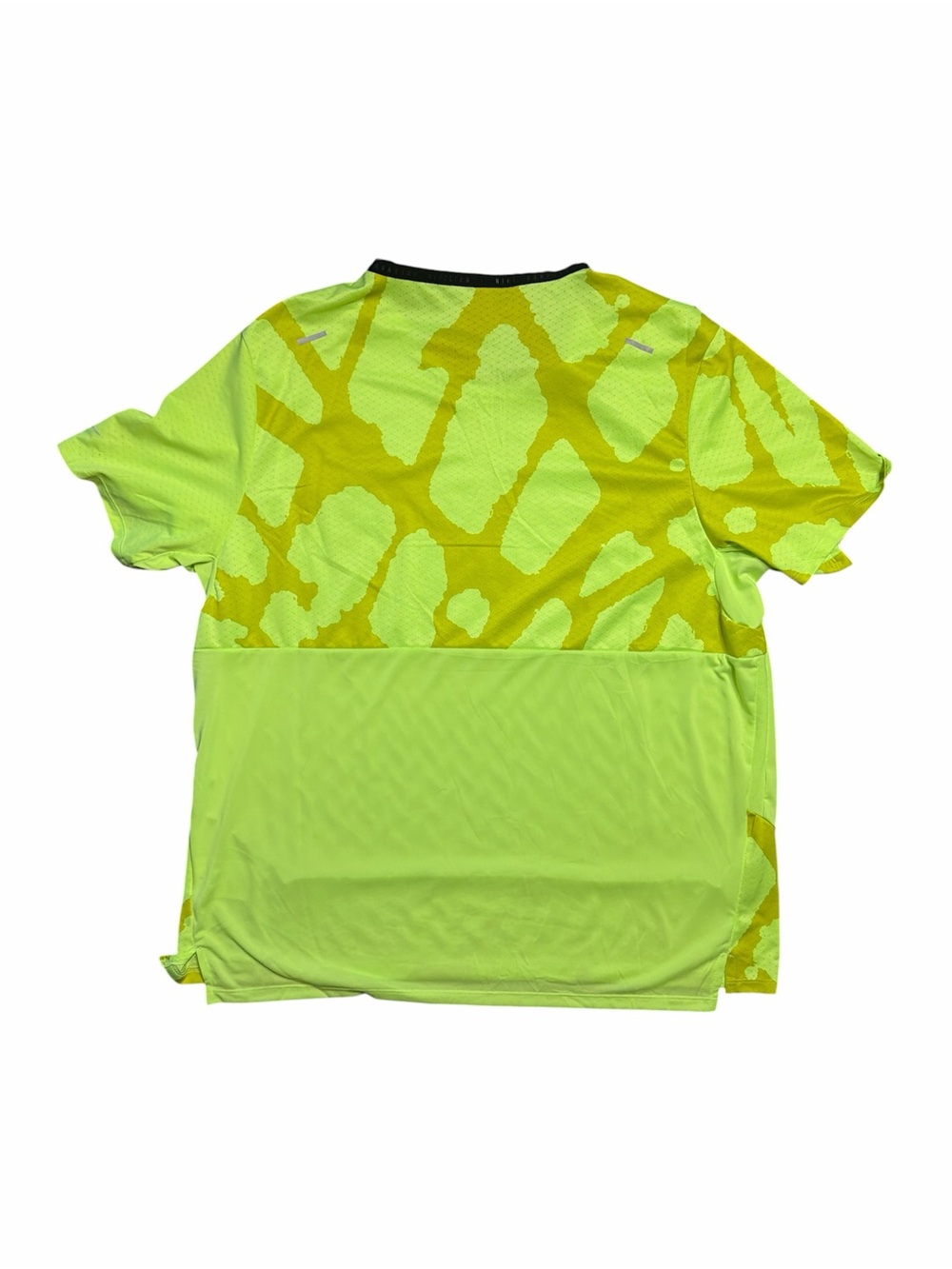 Nike Running Division Dri-FIT Men’s XL Volt Camo Performance Running Shirt - Picture 2 of 3